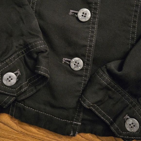 MCM Legre Black Button Down Denim Jacket - Picture 9 of 15